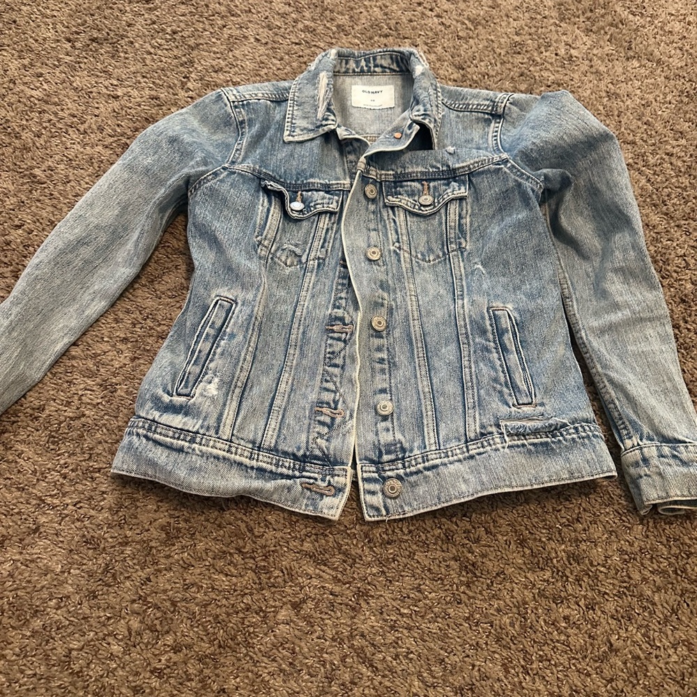 Old Navy Light Blue Jean Jacket for Kids
